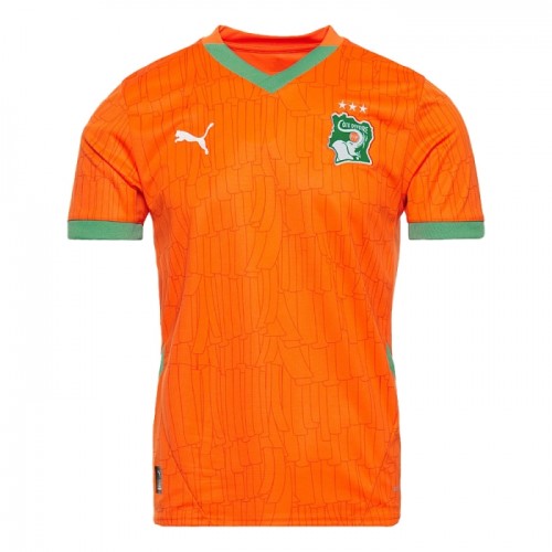 Maglia Costa d`Avorio Primo 2024-25 Maniche Corte - Uomo Maglia Costa d`Avorio Primo 2024-25 Maniche Corte - Uomo